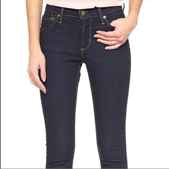 James Jeans Dry Aged Denim Twiggy in Black Cat Dark Wash Stretch Ankle Size 28 - Picture 6 of 16